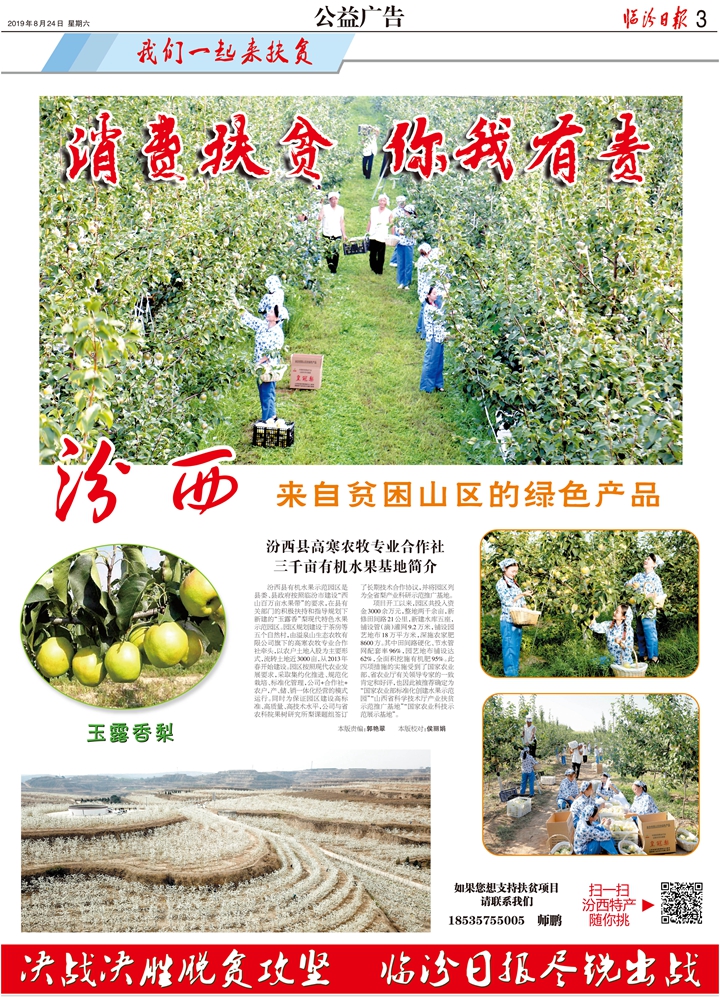 汾西：来自贫困山区的绿色产品
