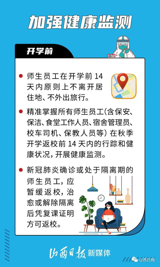 海報丨學校如何做好開學防疫工作？這份指南請收好