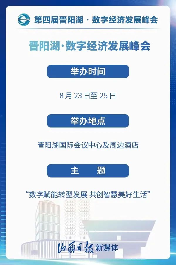 一组海报带你了解晋阳湖•数字经济发展峰会