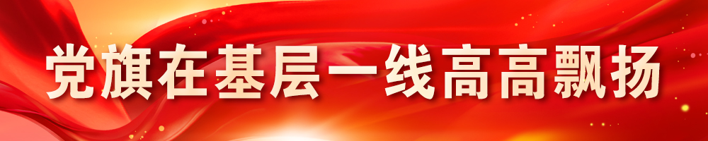 党旗在基层一线高高飘扬