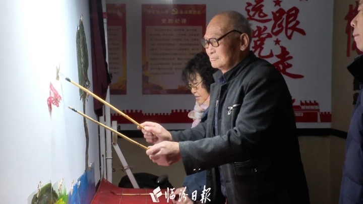 侯马：非遗皮影戏“闹”乡村