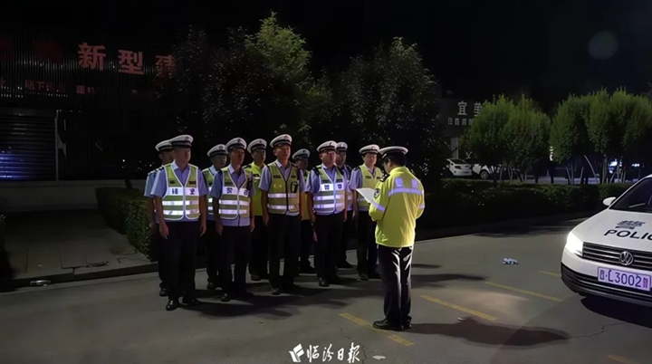 零点行动！临汾交警严查酒驾醉驾