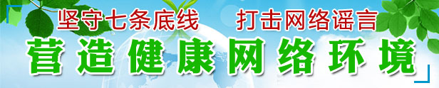 坚守七条底线 打击网络谣言 