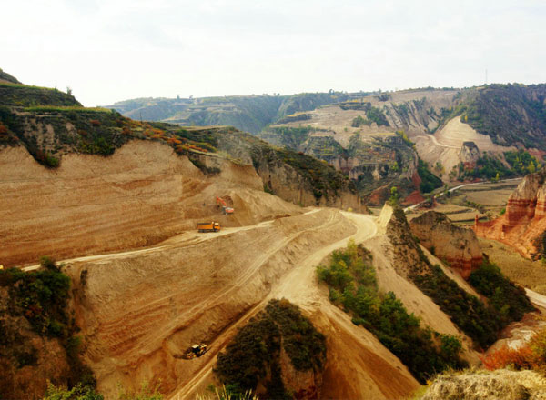 隰县回古线公路改造工程如火如荼（9张）