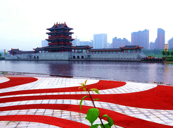 情溢滨河 