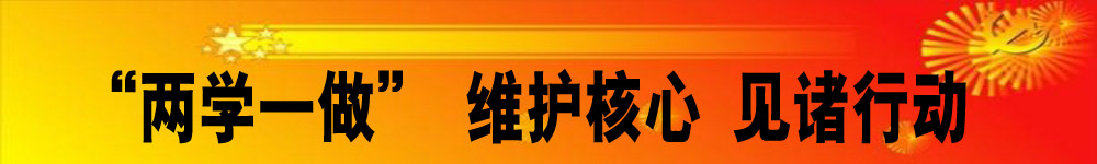 “两学一做” 维护核心 见诸行动
